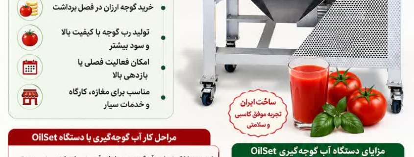 دستگاه آب گوجه گیری